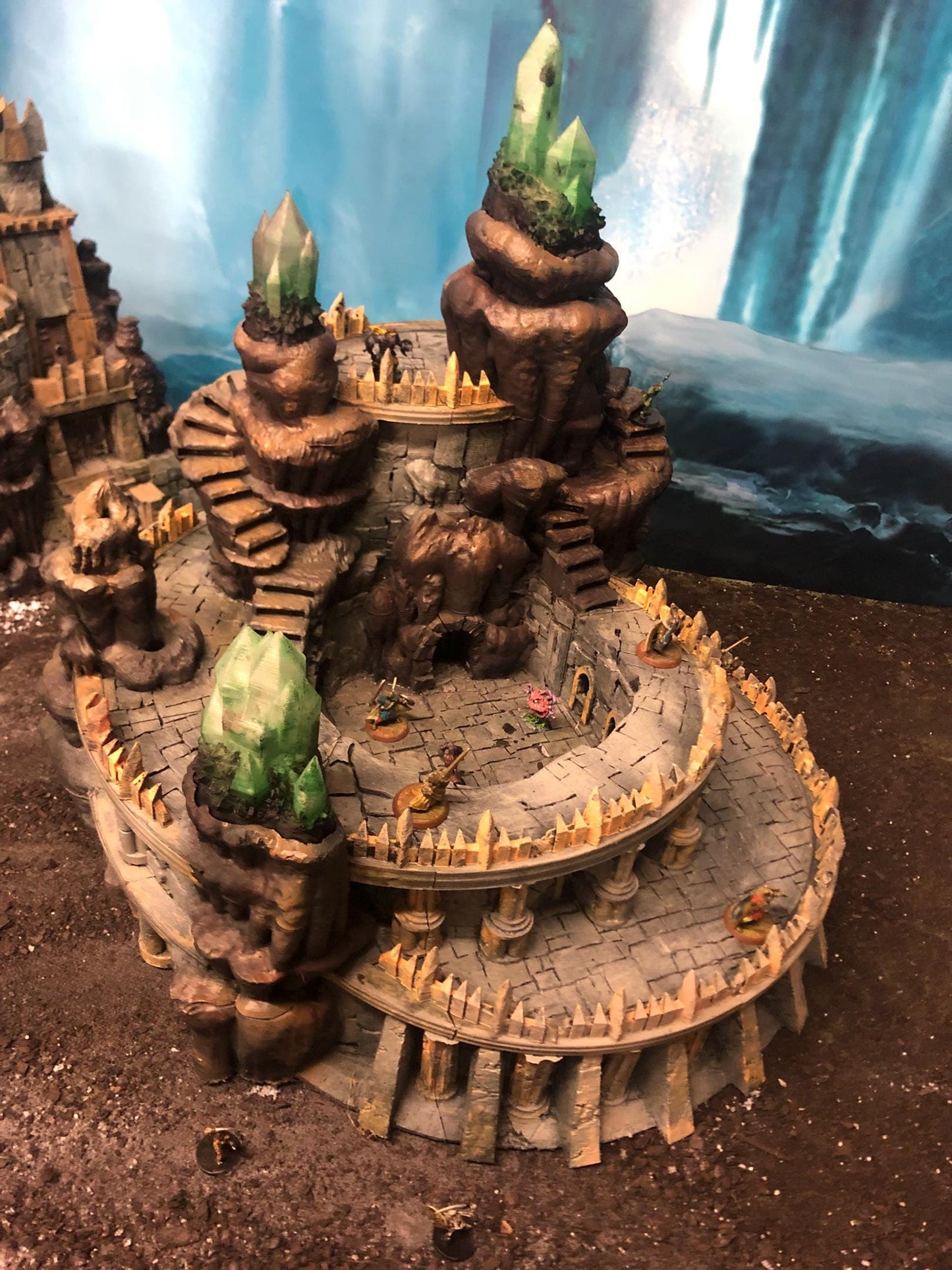 Pit Fiend's Underdark Colosseum and Tavern by GameScape3D - 3D Printed Tabletop Terrain, Perfect for Wargames, Board Games, RPGs