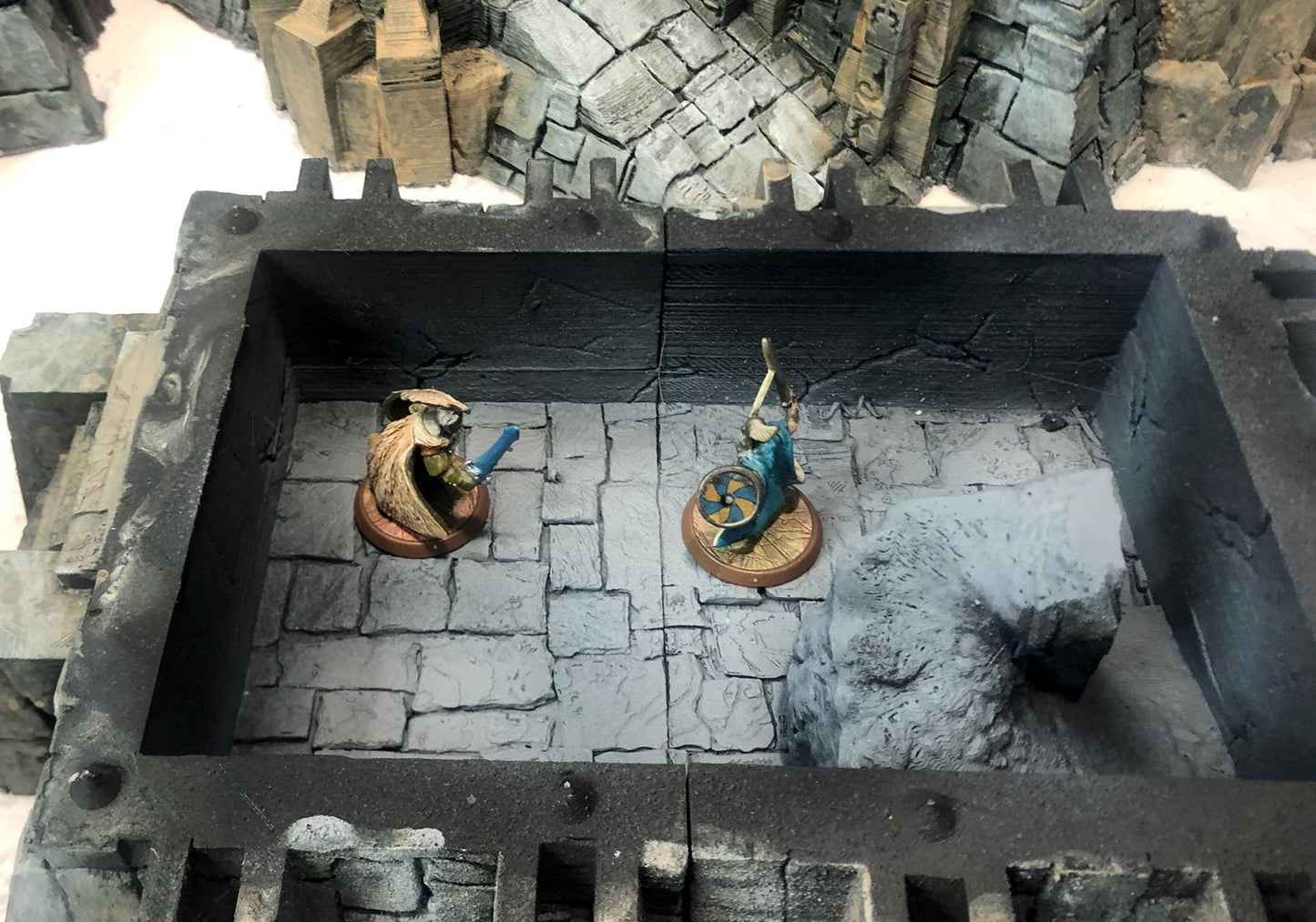 Small Underdark Building by GameScape3D - 3D Printed Tabletop Terrain, Perfect for Wargames, Board Games, Role Playing Games
