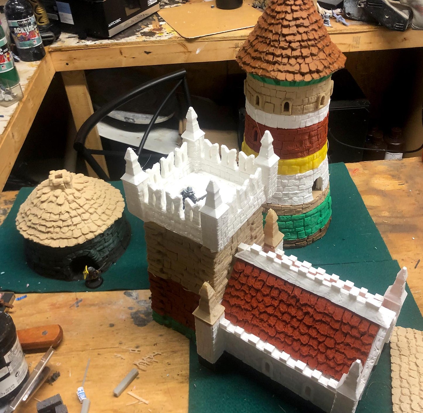 Small Scriptorium by GameScape3D - 3D Printed Tabletop Terrain, Perfect for Wargames
