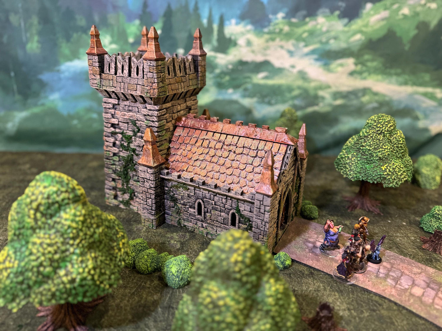 Small Scriptorium by GameScape3D - 3D Printed Tabletop Terrain, Perfect for Wargames