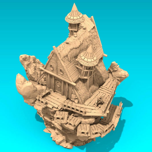 Witch House Hill by GameScape3D - 3D Printed Tabletop Terrain, Perfect for Wargames