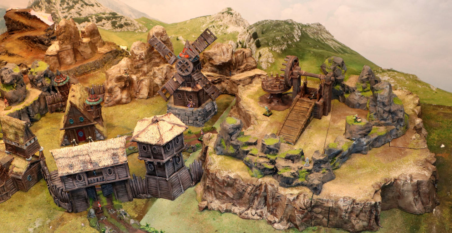 Haunt Wood Mine by GameScape3D - 3D Printed Tabletop Terrain, Perfect for Wargames, Role playing games, Tabletop games