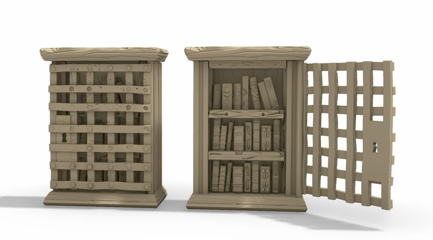 Library Scatter Terrain by GameScape3D - 3D Printed Tabletop Terrain, Perfect for Wargames, Board Games, RPGs