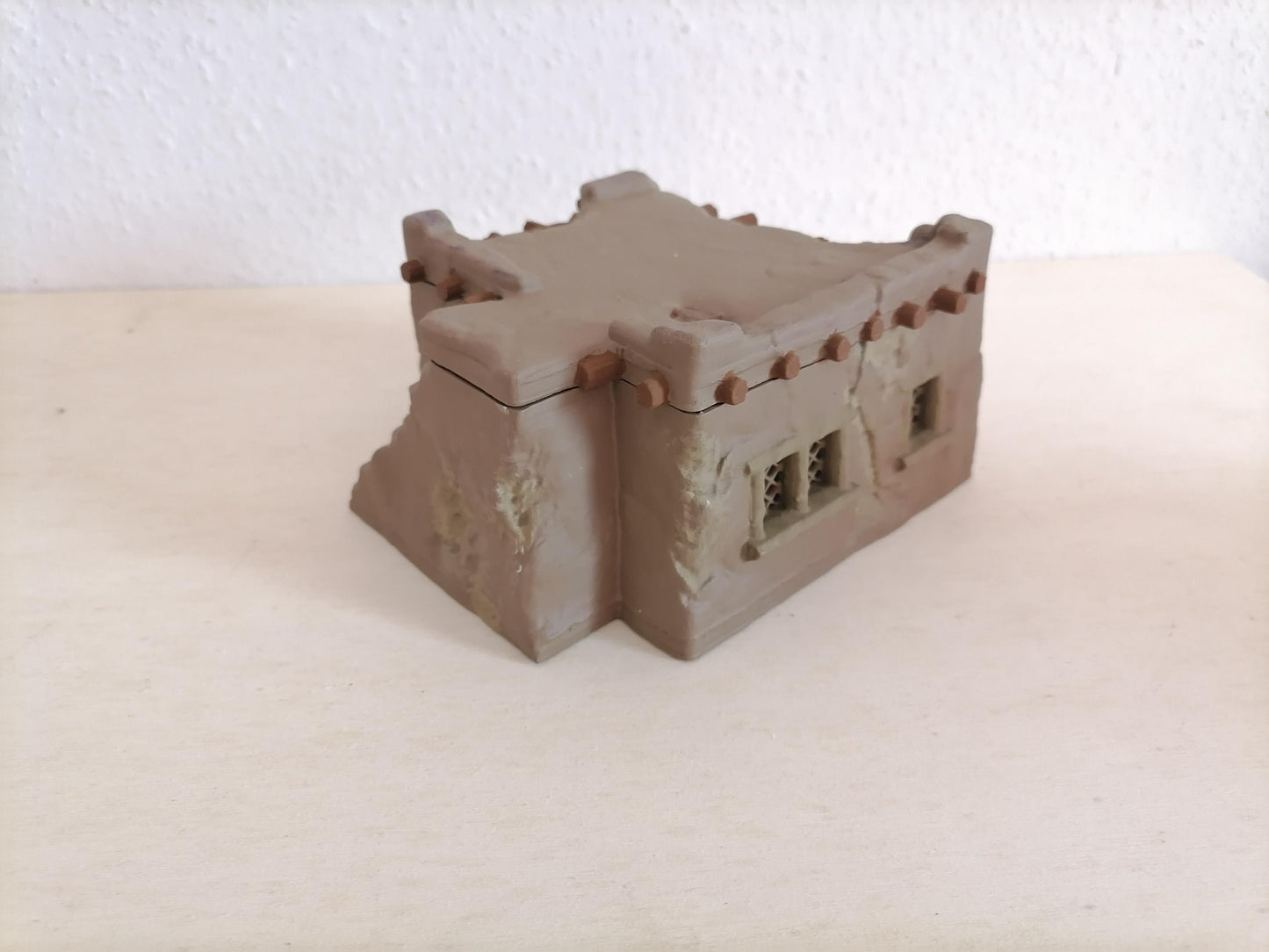Ruined Desert Settlement - Tabletop Terrain - 28 MM, Tabletop 3D Printed Terrain by MiniatureLand, Perfect for Wargaming and RPGs