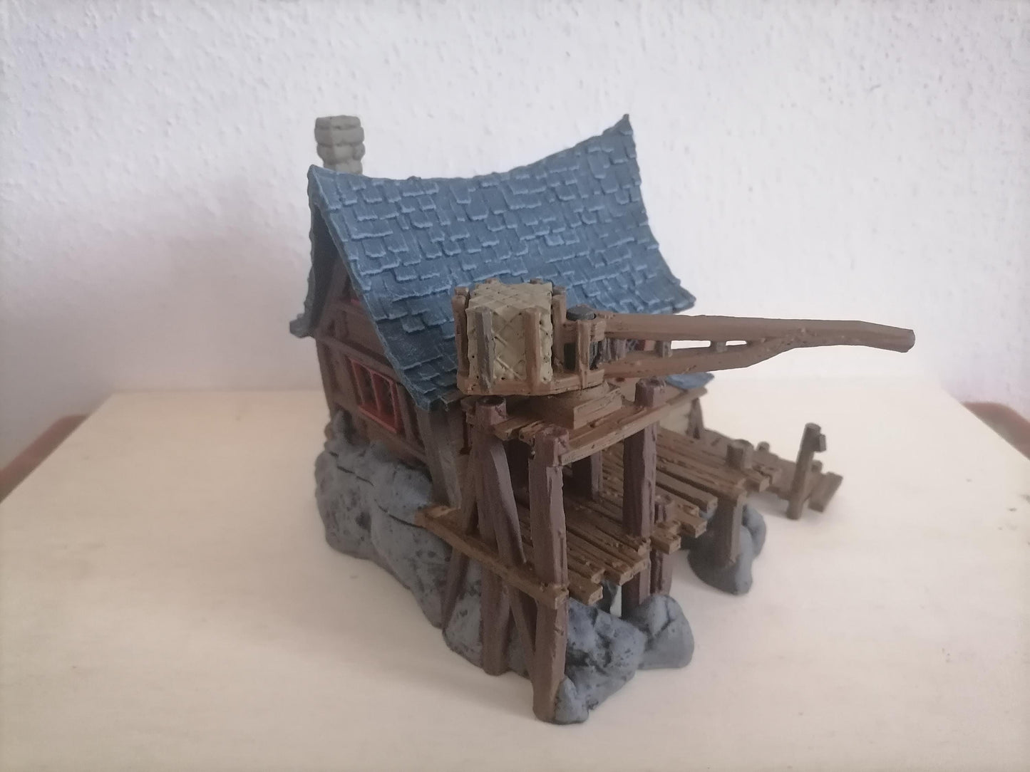 Seaside Smuggler House- Tabletop Terrain - 28 MM, Tabletop 3D Printed Terrain by MiniatureLand, Perfect for Wargaming and RPGs