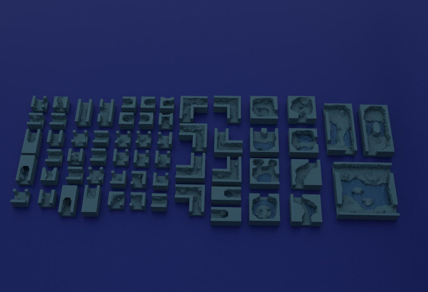 Sunken Underground Passage - Tabletop Terrain - 28 MM Tabletop 3D Printed Terrain by MiniatureLand, Perfect for Wargaming and RPGs