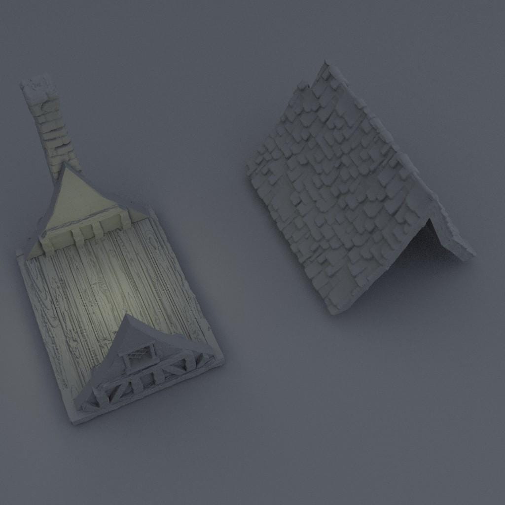 Coffin Maker - Tabletop Terrain - 28 MM, Tabletop 3D Printed Terrain by MiniatureLand, Perfect for Wargaming and RPGs