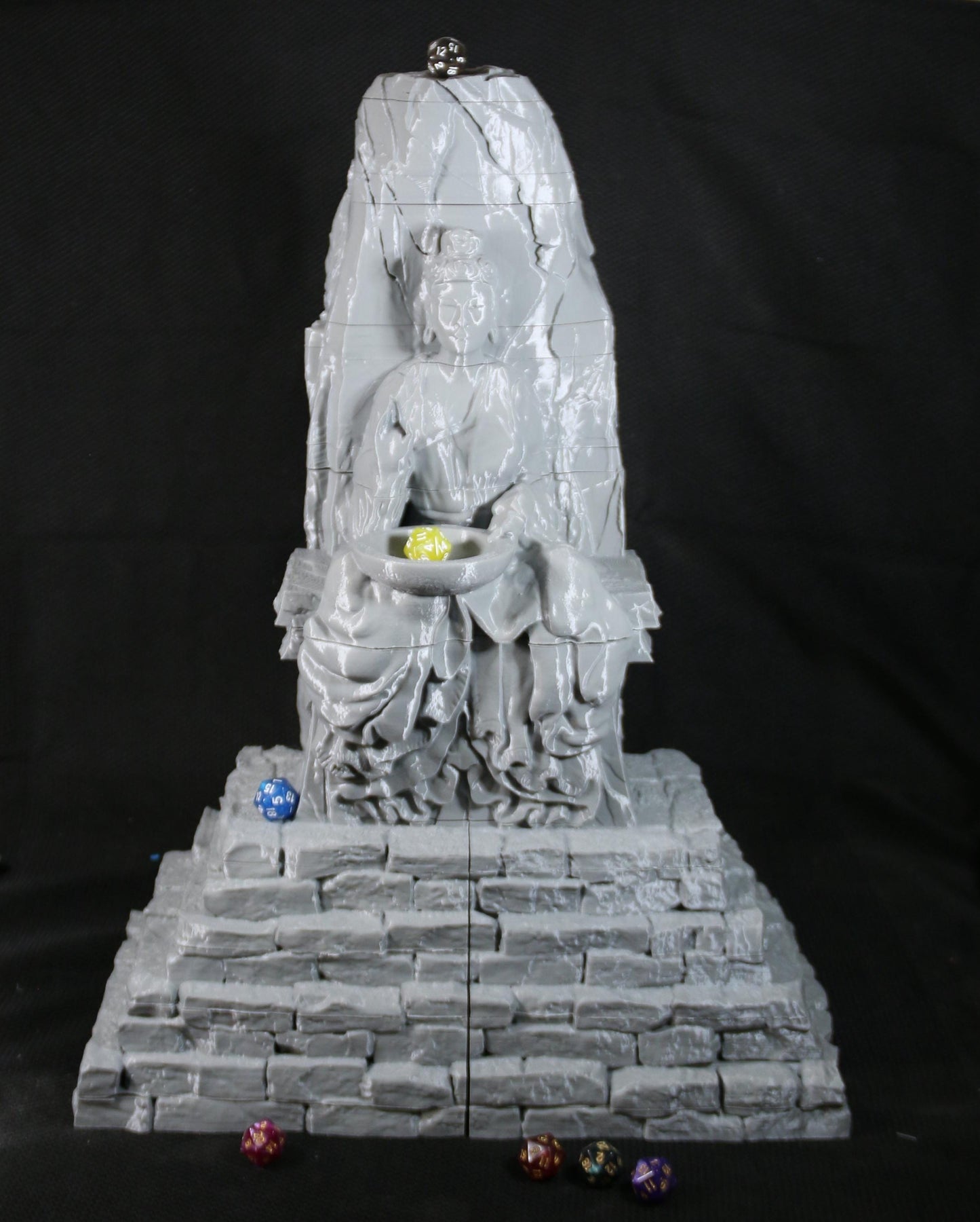 Buddha with 7 layer Dungeon - 3D Printed Tabletop Terrain, Perfect for Wargames, Role Playing Games, Tabletop Games