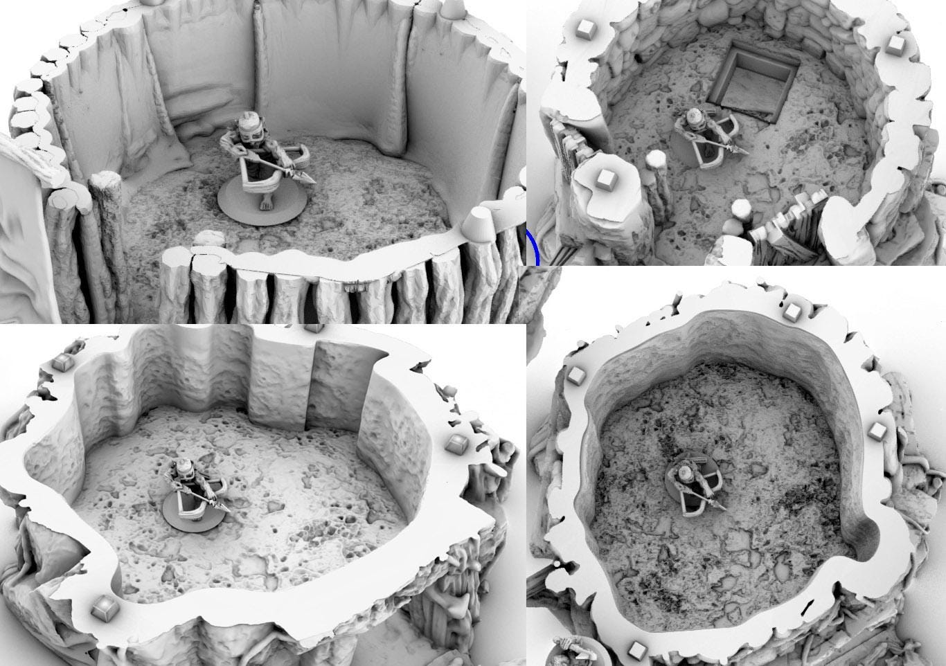 Goblin Swamp Tower by GameScape3D - 3D Printed Tabletop Terrain, Perfect for Wargames, Board Games, RPGs