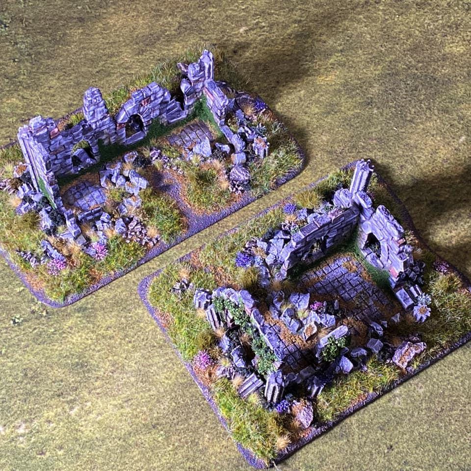 Ruins Pack II Terrain by GameScape3D - 3D Printed Tabletop Terrain, Perfect for Wargames, Role playing games, Tabletop games