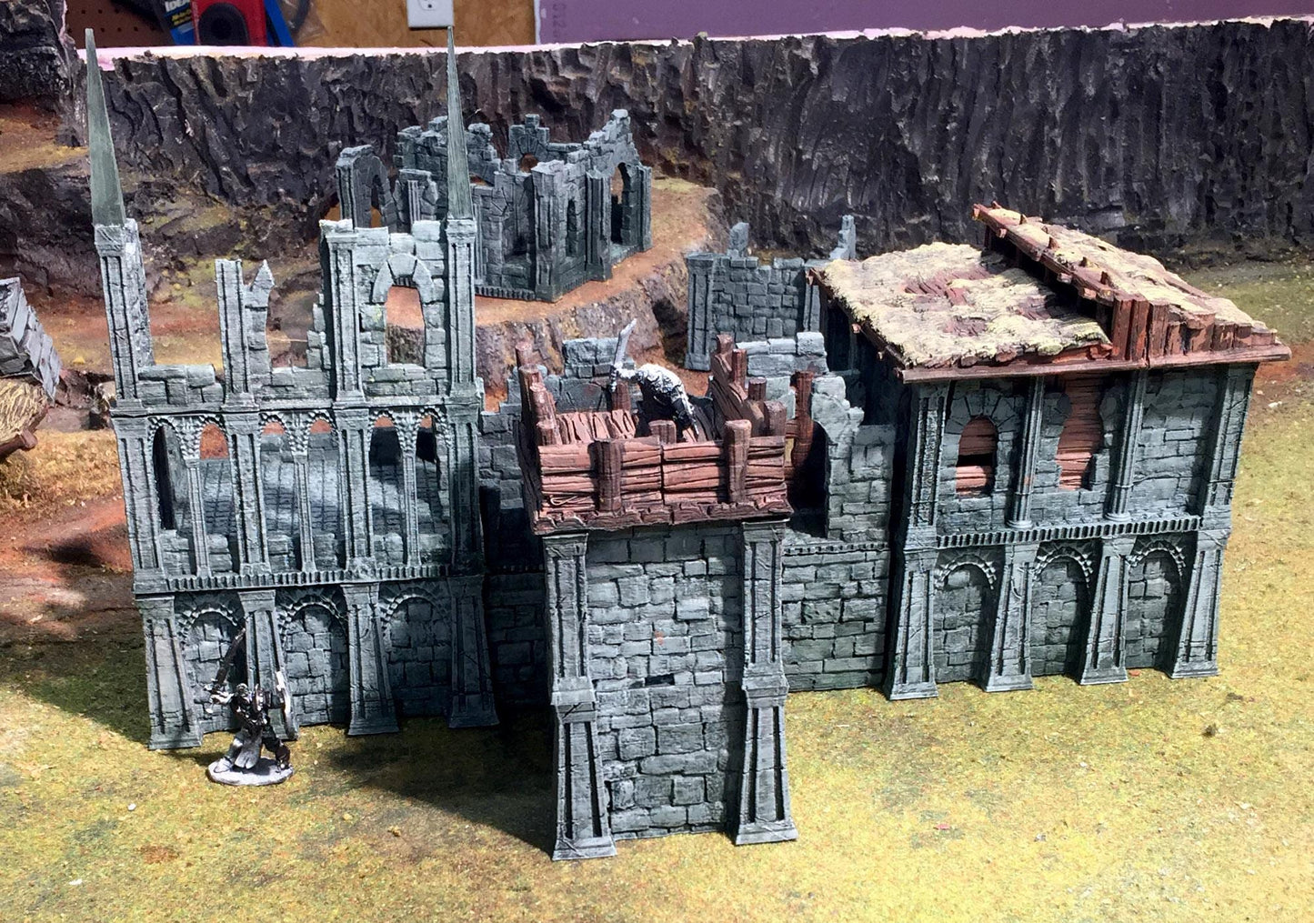 Ruins and Bandit Hideout by GameScape3D - 3D Printed Tabletop Terrain, Perfect for Wargames, Board Games, RPGs