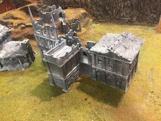 Ruins and Bandit Hideout by GameScape3D - 3D Printed Tabletop Terrain, Perfect for Wargames, Board Games, RPGs