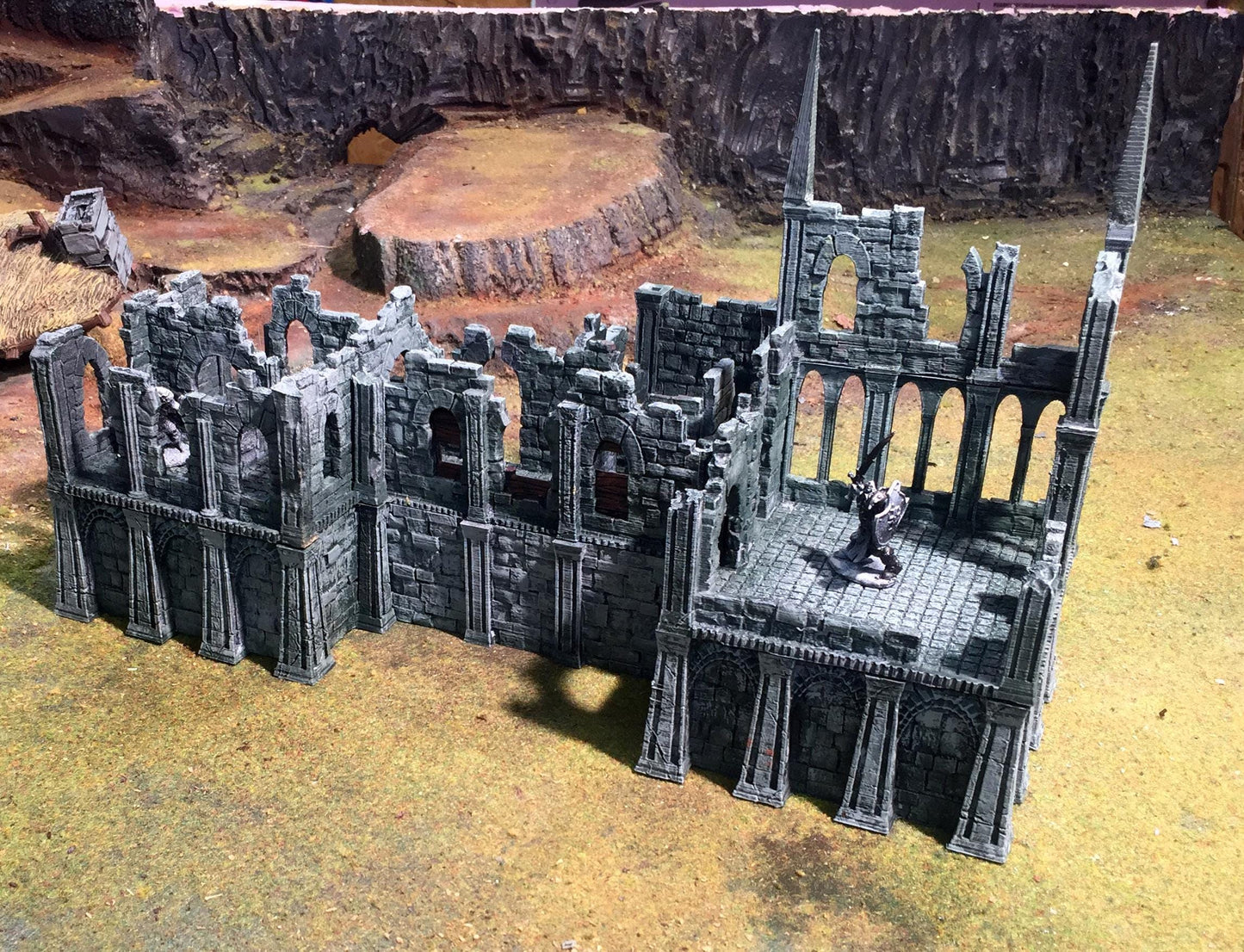 Ruins and Bandit Hideout by GameScape3D - 3D Printed Tabletop Terrain, Perfect for Wargames, Board Games, RPGs