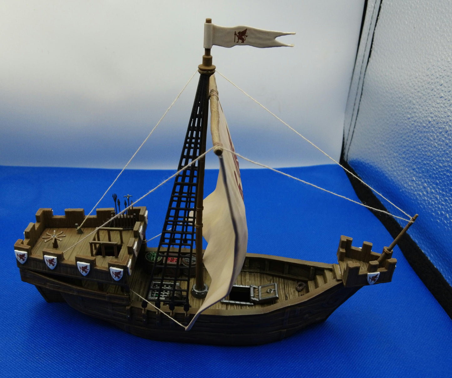 Medieval Cog - Tabletop Terrain - 28 MM, Tabletop 3D Printed Terrain by MiniatureLand, Perfect for Wargaming and RPGs