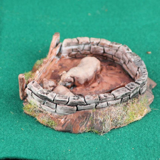 Pig Pens by GameScape3D - 3D Printed Tabletop Terrain, Perfect for Wargames, Board Games, RPGs