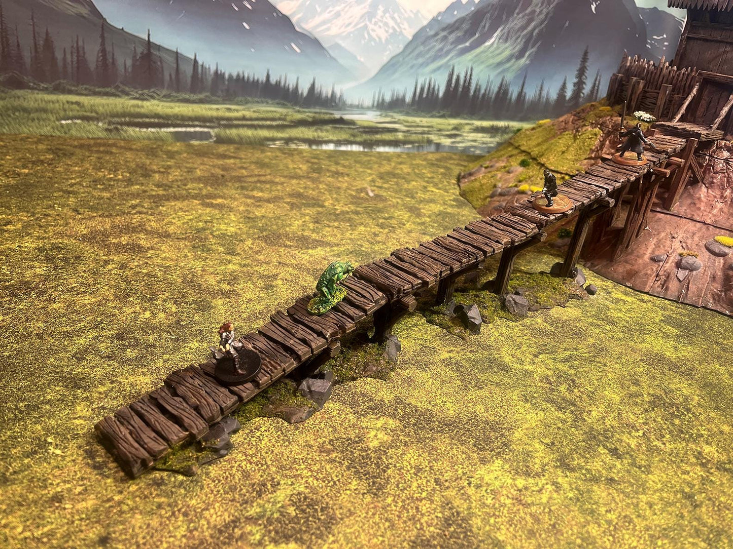 Fantasy Motte and Bailey Castle by GameScape3D - 3D Printed Tabletop Terrain, Perfect for Wargames, Board Games, Role Playing Games