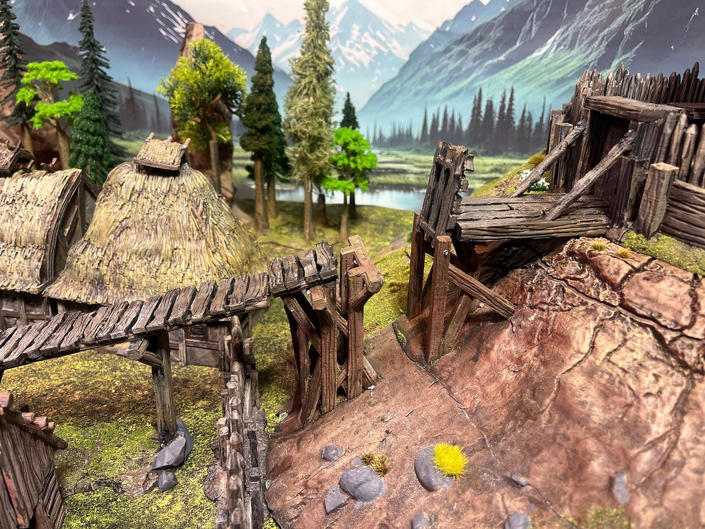 Fantasy Motte and Bailey Castle by GameScape3D - 3D Printed Tabletop Terrain, Perfect for Wargames, Board Games, Role Playing Games