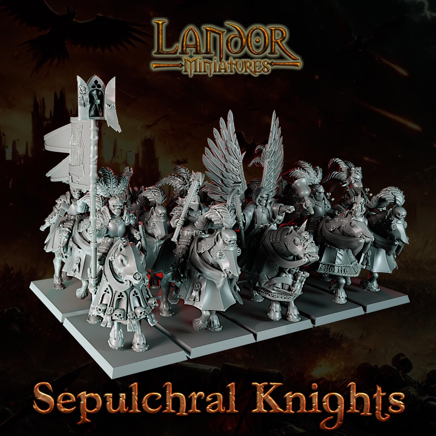 Sepulchral Knights, Modular Empire miniatures by Landor Miniatures! Empire for Fantasy Wargames