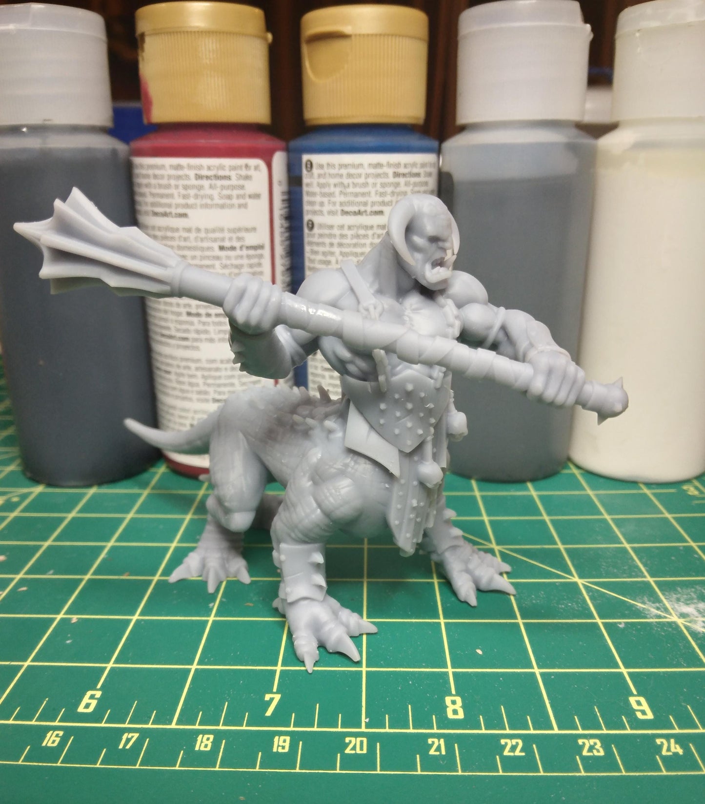 Dragon Ogre Squad, Fantasy Skirmish Miniatures by Magori Miniatures, perfect for Fantasy Wargames and RPGs