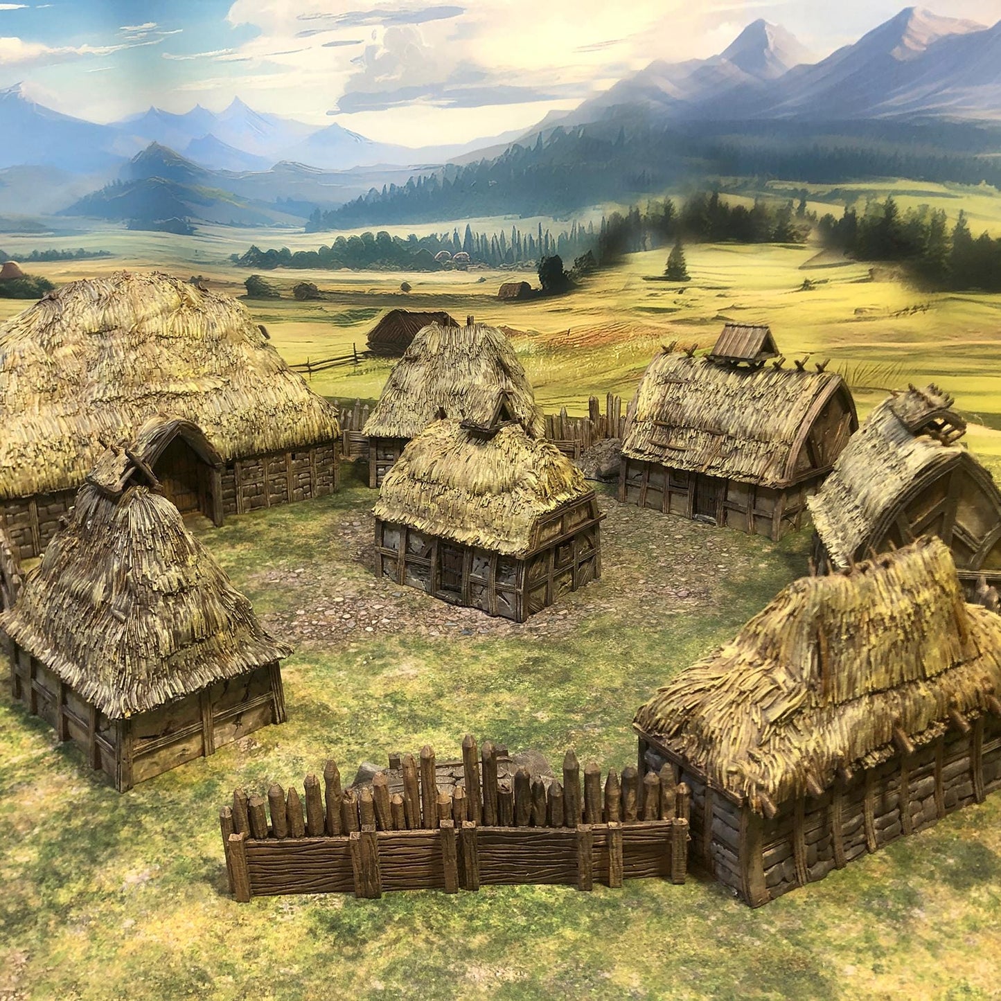 Eastlingham: Rural Peasant Hamlet by GameScape3D - 3D Printed Tabletop Terrain, Perfect for Wargames, Board Games, RPGs