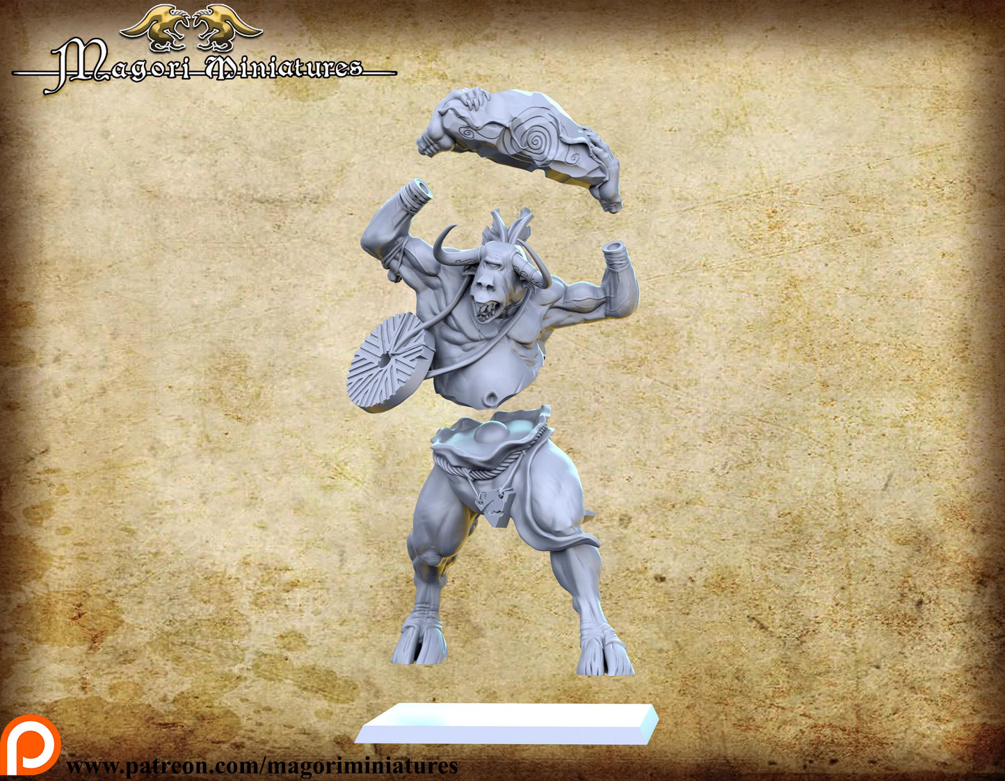 Cygoat, Fantasy Miniatures by Magori Miniatures, perfect for Fantasy Wargames and RPGs