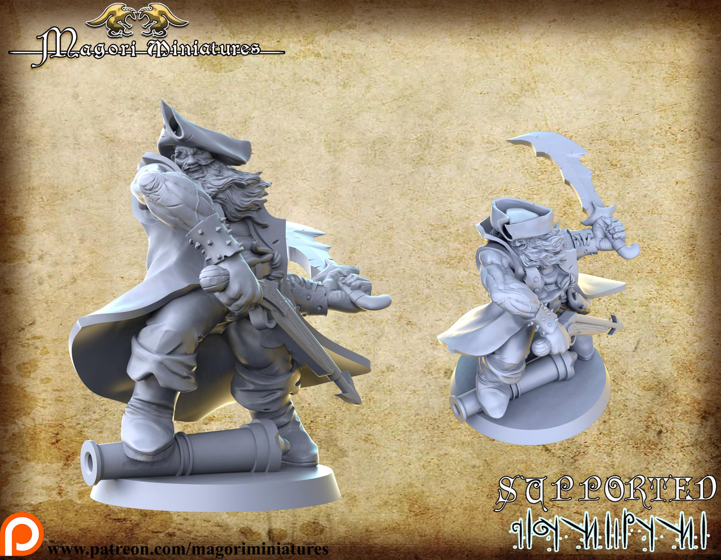 Marienburg Ogre, Fantasy Miniatures by Magori Miniatures, perfect for Fantasy Wargames and RPGs