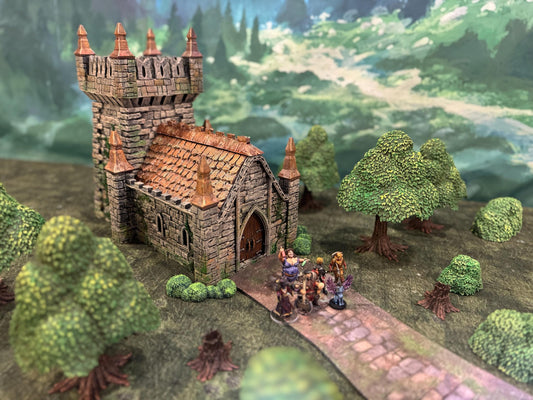 Small Scriptorium by GameScape3D - 3D Printed Tabletop Terrain, Perfect for Wargames