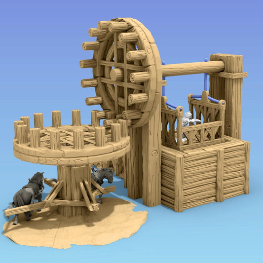 Mine Elevator by GameScape3D - 3D Printed Tabletop Terrain, Perfect for Wargames, Role playing games, Tabletop games
