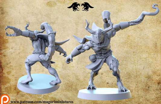 Possessed Mutant, Fantasy Skirmish Miniatures by Magori Miniatures, perfect for Fantasy Wargames and RPGs