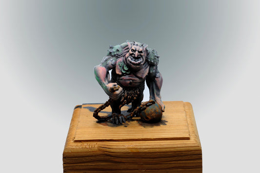 Domesticated Rock Troll, Fantasy Skirmish Miniatures by Magori Miniatures, perfect for Fantasy Wargames and RPGs