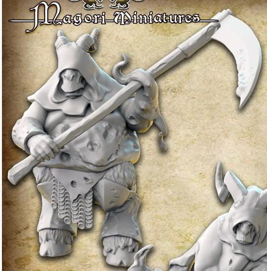 Blight Goat Champions , Fantasy Miniatures by Magori Miniatures, perfect for Fantasy Wargames and RPGs