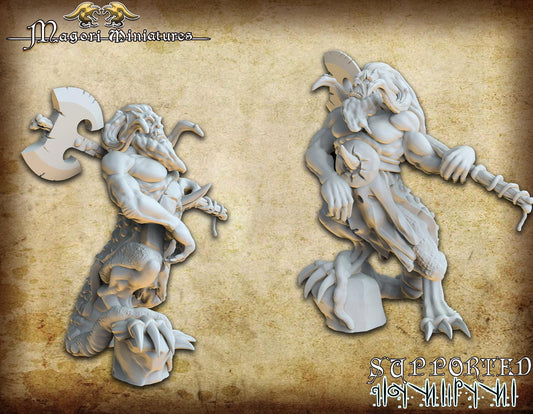 Elder Dragon Giant, Fantasy Skirmish Miniatures by Magori Miniatures, perfect for Fantasy Wargames and RPGs