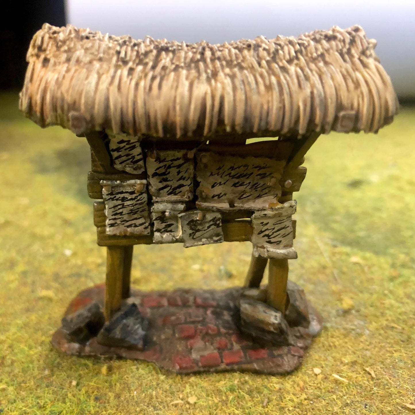 Notice Board Scatter Terrain by GameScape3D - 3D Printed Tabletop Terrain, Perfect for Wargames, Role playing games, Tabletop games