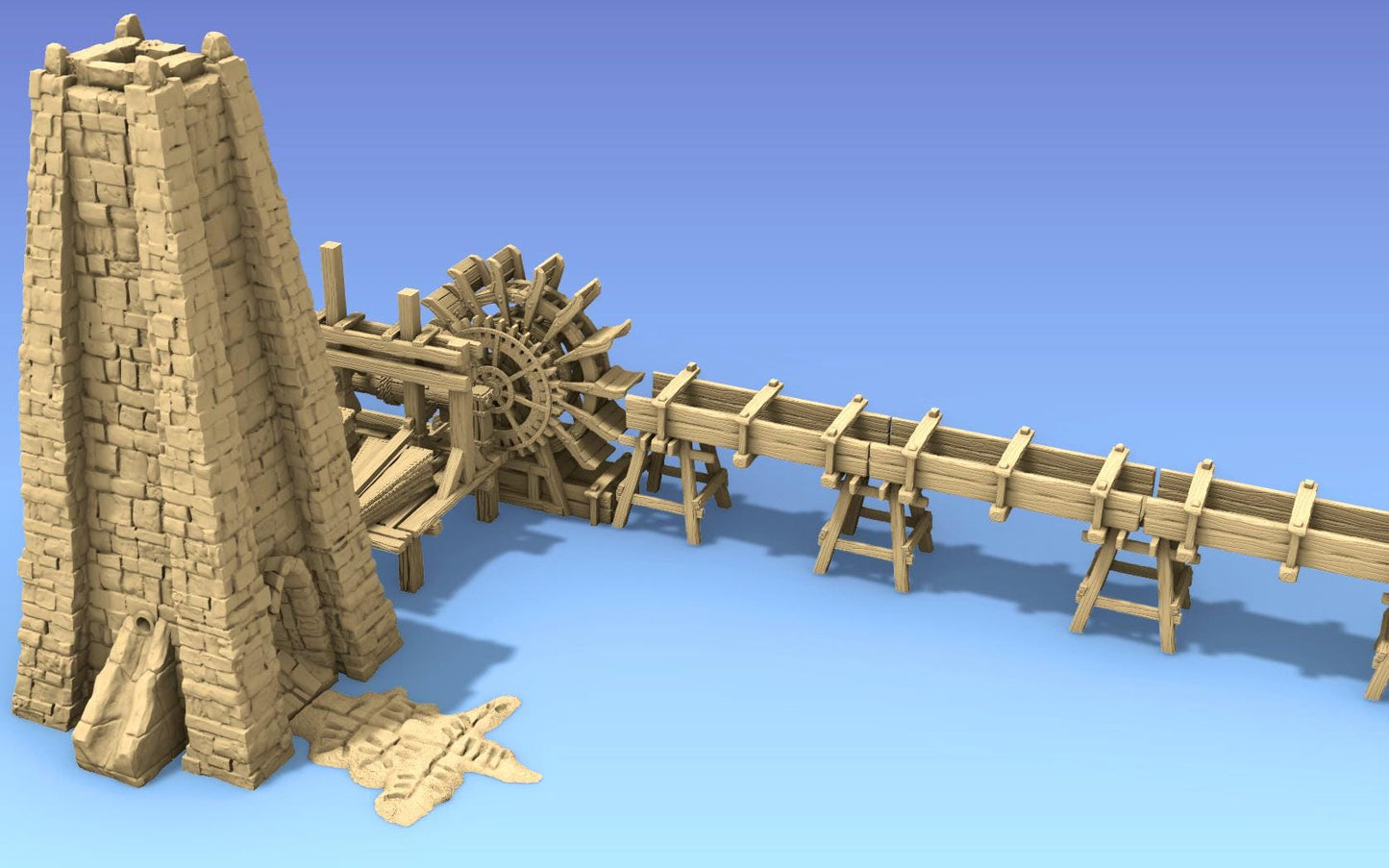 Iron Works by GameScape3D - 3D Printed Tabletop Terrain, Perfect for Wargames, Role playing games, Tabletop games