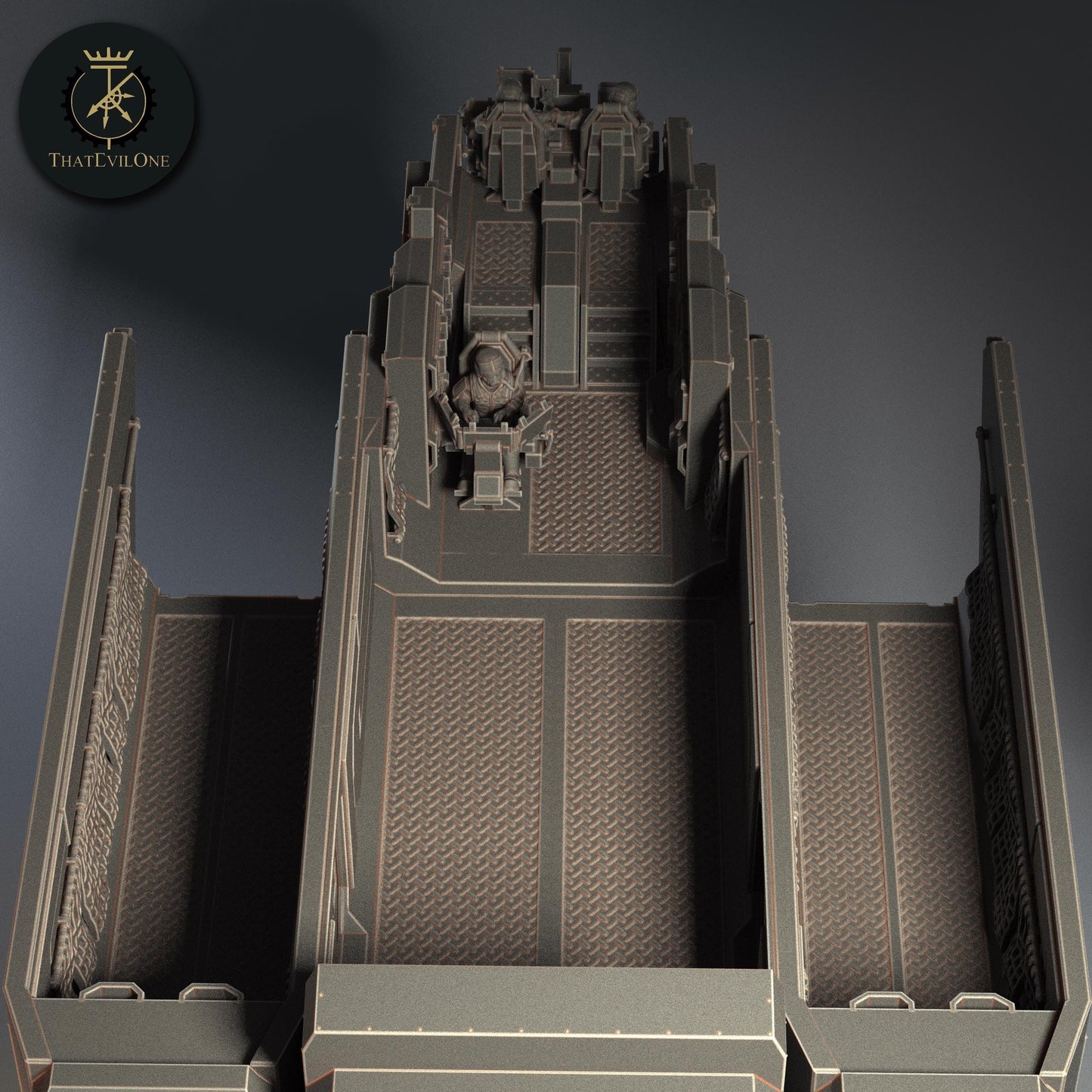 Aerospace Planetary Platoon Lander, Modular Sci-Fi Vehicle by ThatEvilOne, Sci-fi Wargames Proxy, Imperial Auxillia Heavy Transport Dropship