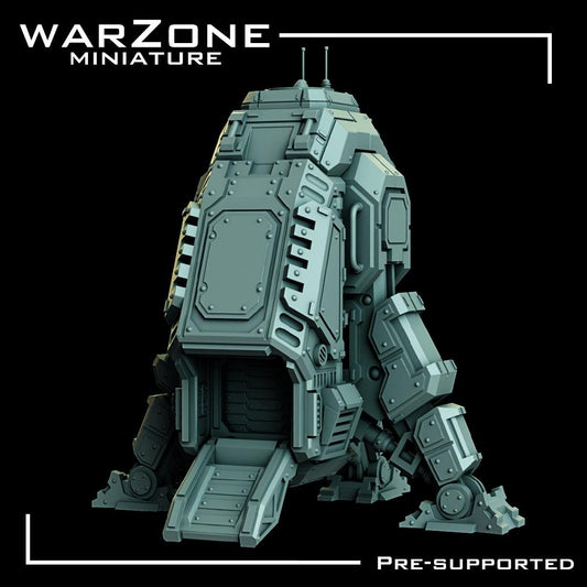 Capsule Vehicle / capsule Gravlock Insertion Pod, High-Tech Lander Sculpted by WarZone Miniature, Scaled for Sci-Fi Miniature Wargames