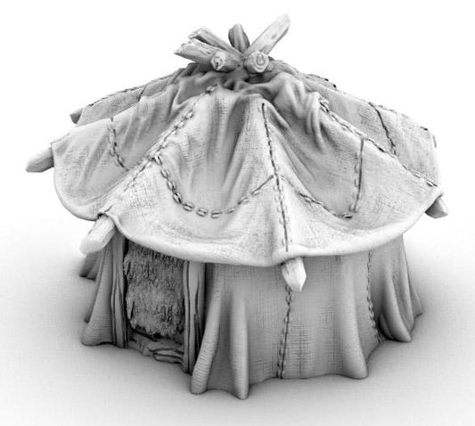 Tent by GameScape3D - 3D Printed Tabletop Terrain, Perfect for Wargames, Board Games, RPGs