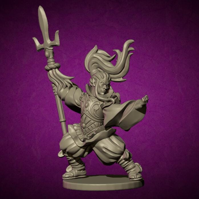 Yari Elf, Fantasy Skirmish Miniatures by MoM Miniatures, perfect for Fantasy Wargames and RPGs