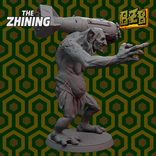 Troll Room 237, The Zhining, Movie-inspired Orkish Menace Sculpted by Big Zkreen Boyz, Grimdark Compatible, Scaled for Sci-Fi Wargames