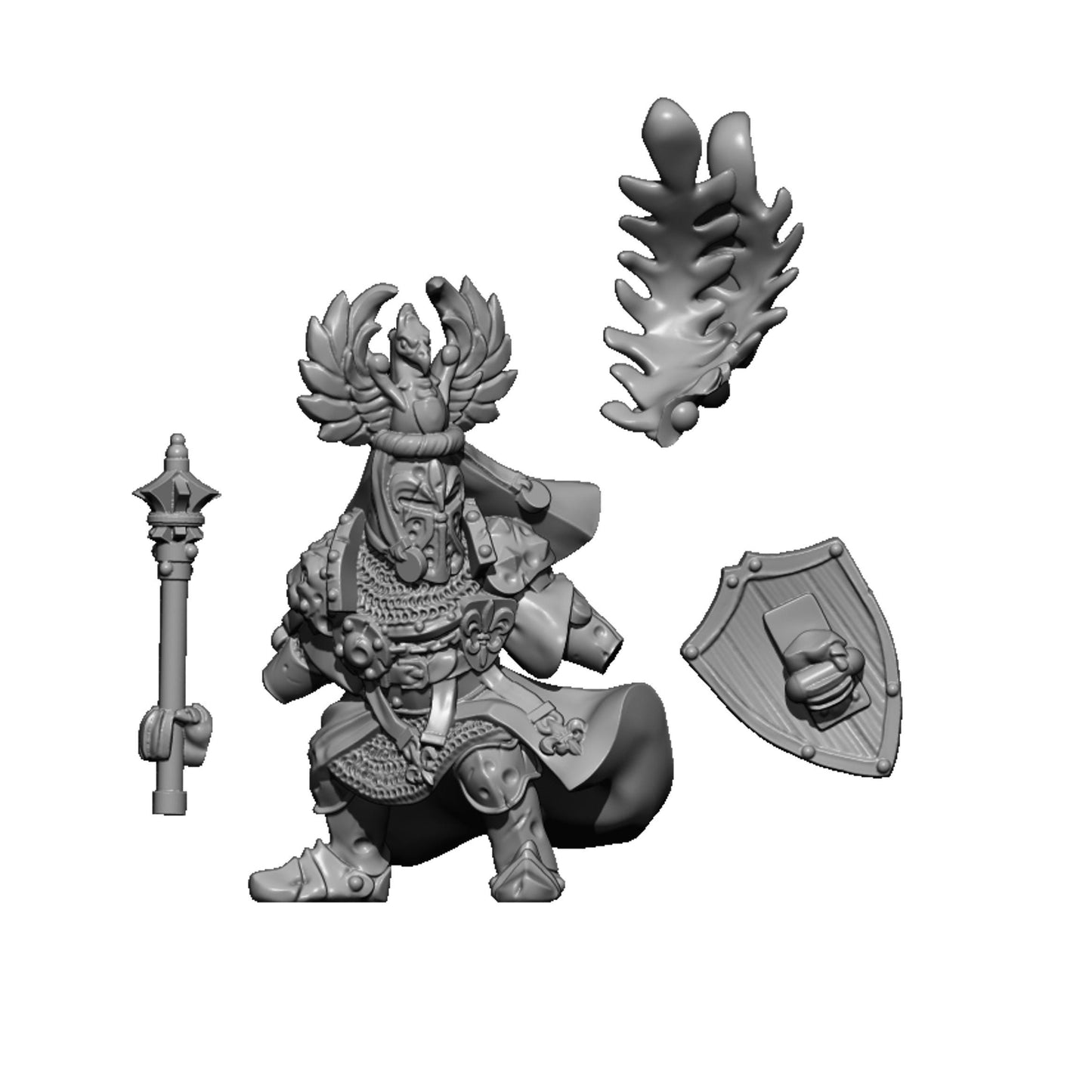 Knight of the Eagle, Fantasy Skirmish Miniatures by MoM Miniatures, perfect for Fantasy Wargames and RPGs