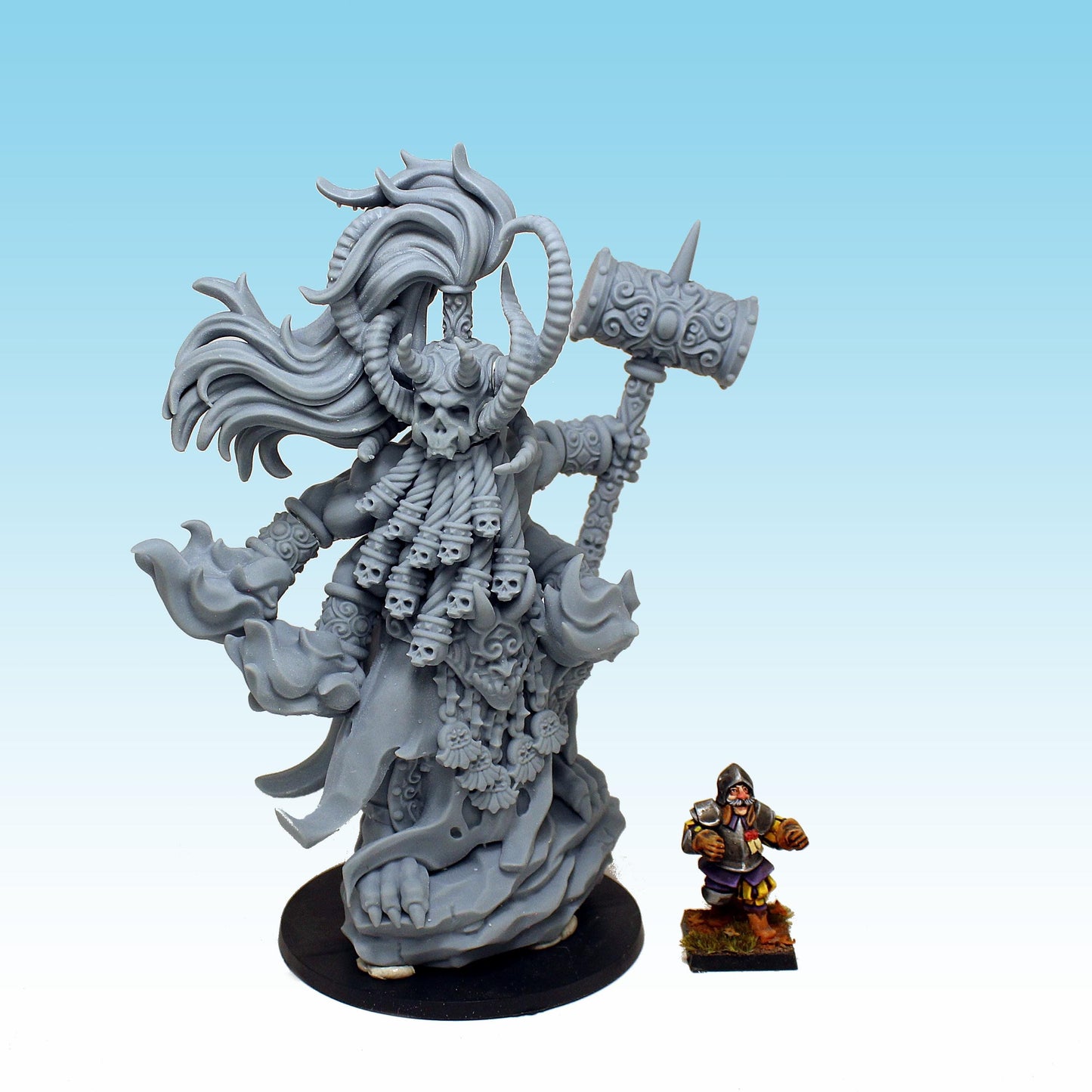 Titan of Fire, Fantasy Skirmish Miniatures by MoM Miniatures, perfect for Fantasy Wargames and RPGs