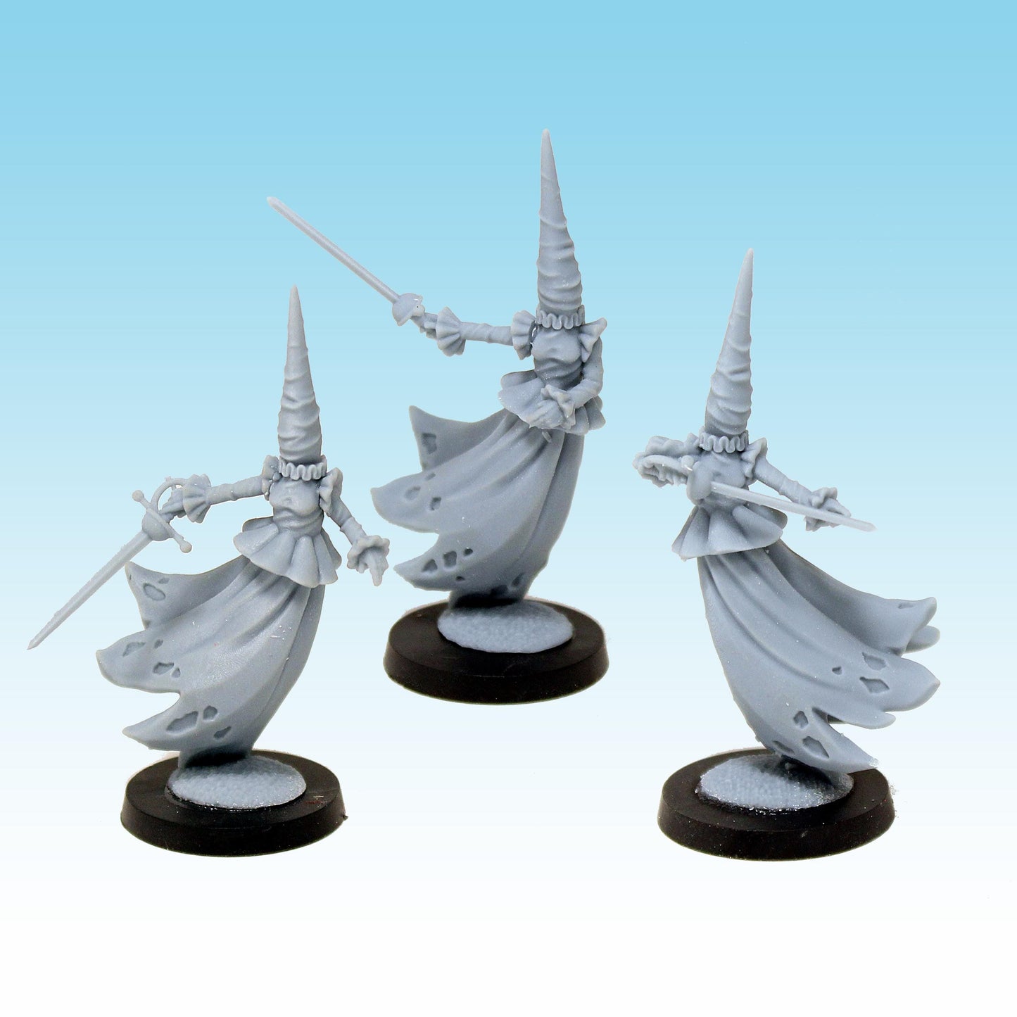 Mourning Wraiths, Fantasy Skirmish Miniatures by MoM Miniatures, perfect for Fantasy Wargames and RPGs