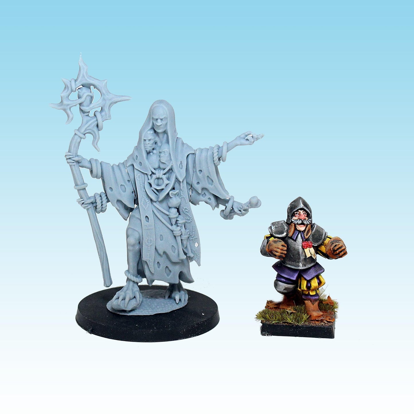 Shaman of Chaos, Fantasy Skirmish Miniatures by MoM Miniatures, perfect for Fantasy Wargames and RPGs