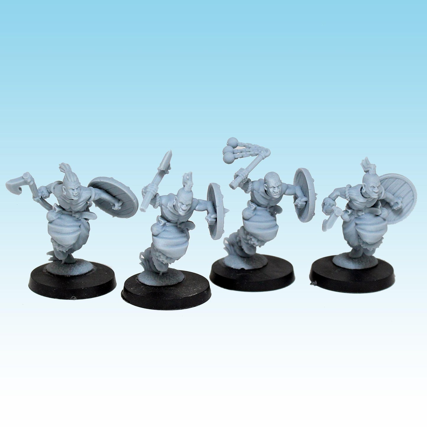 Barbarian Levies, Fantasy Skirmish Miniatures by MoM Miniatures, perfect for Fantasy Wargames and RPGs