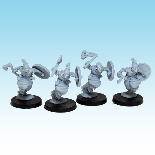 Barbarian Levies, Fantasy Skirmish Miniatures by MoM Miniatures, perfect for Fantasy Wargames and RPGs