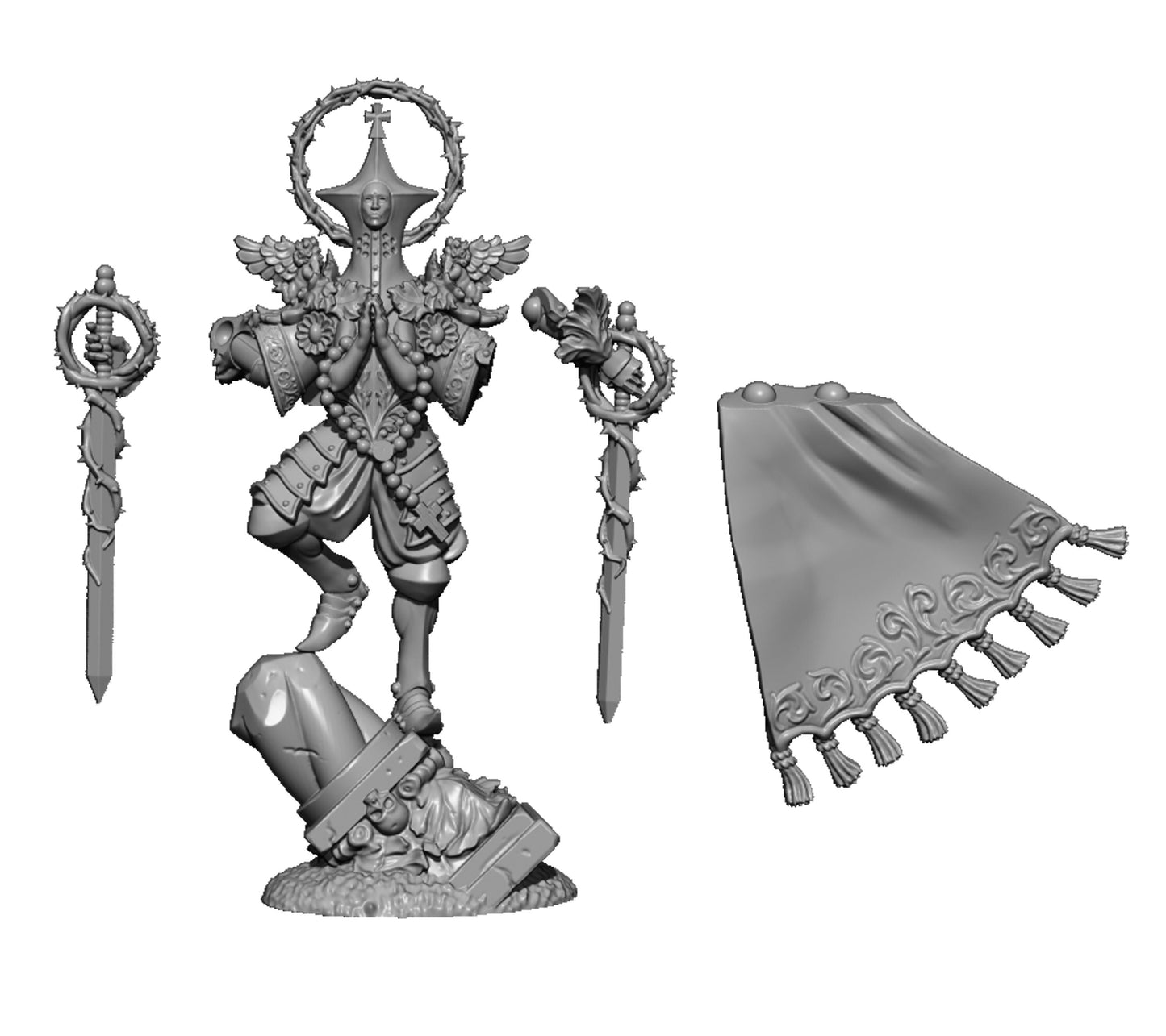 The Grace, Fantasy Skirmish Miniatures by MoM Miniatures, perfect for Fantasy Wargames and RPGs