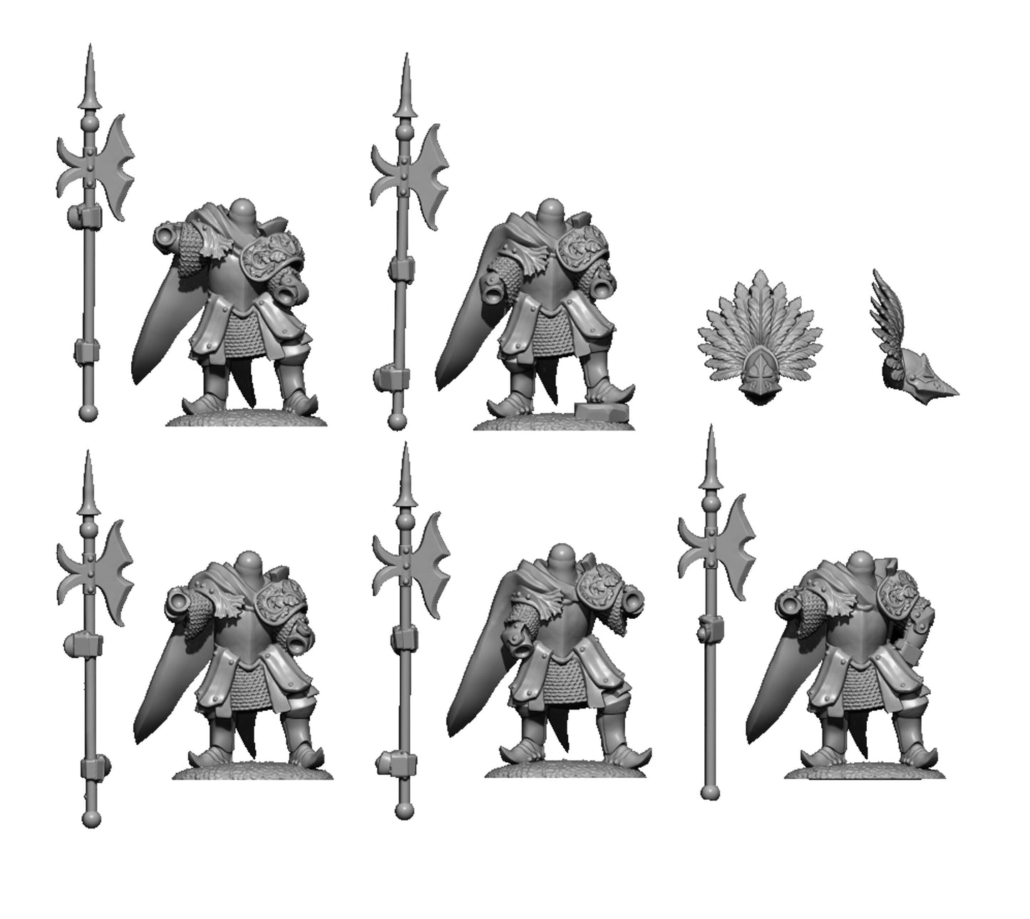 Swallows, Fantasy Skirmish Miniatures by MoM Miniatures, perfect for Fantasy Wargames and RPGs