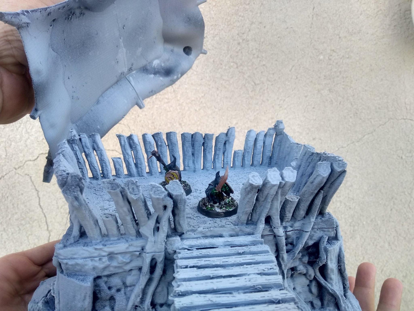 Goblin Swamp Clan House 3 stories by GameScape3D - 3D Printed Tabletop Terrain, Perfect for Wargames, Board Games, RPGs