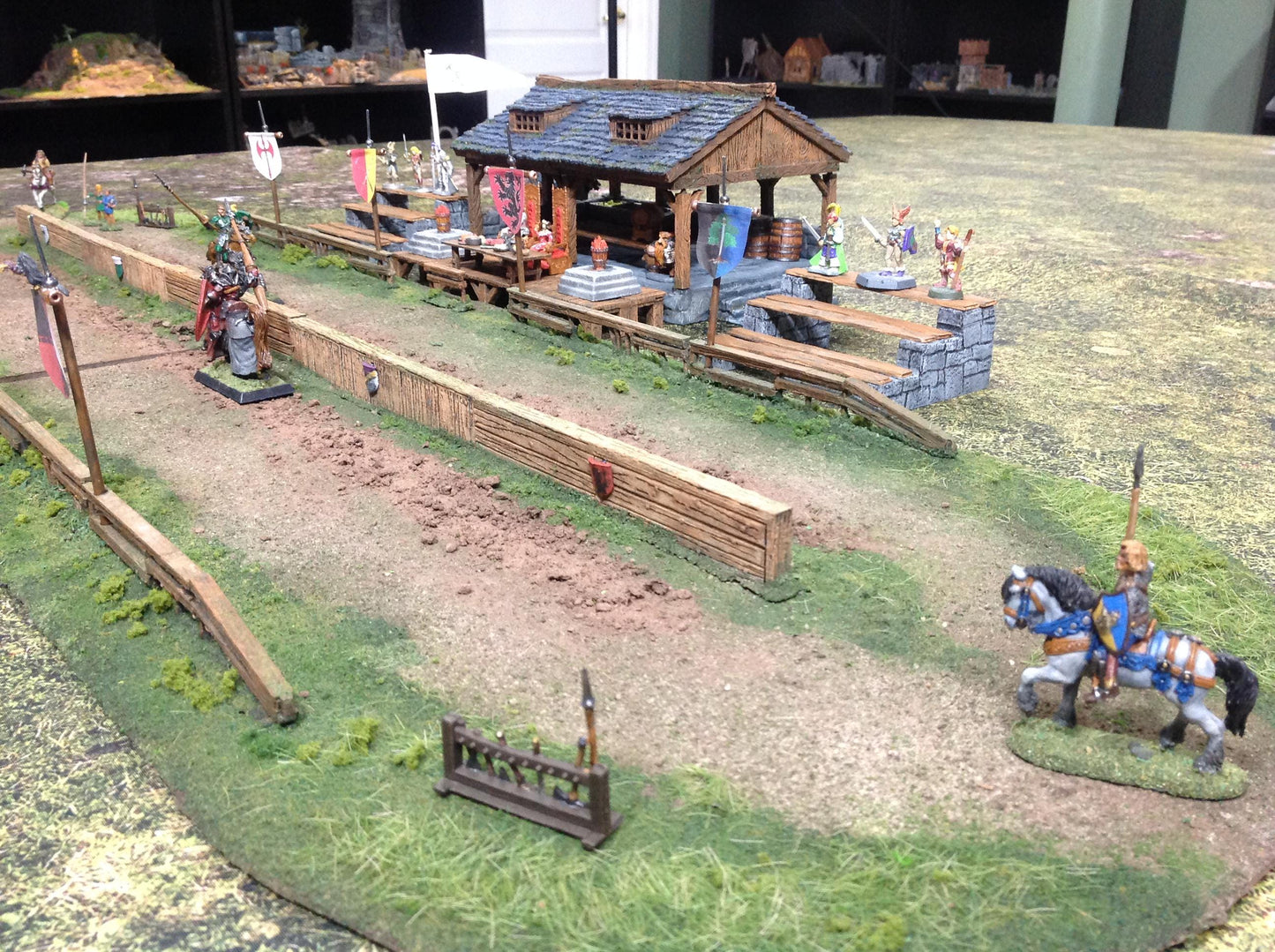 Jousting Tilt Wall and Border wall by GameScape3D - 3D Printed Tabletop Terrain, Perfect for Wargames, Board Games, RPGs