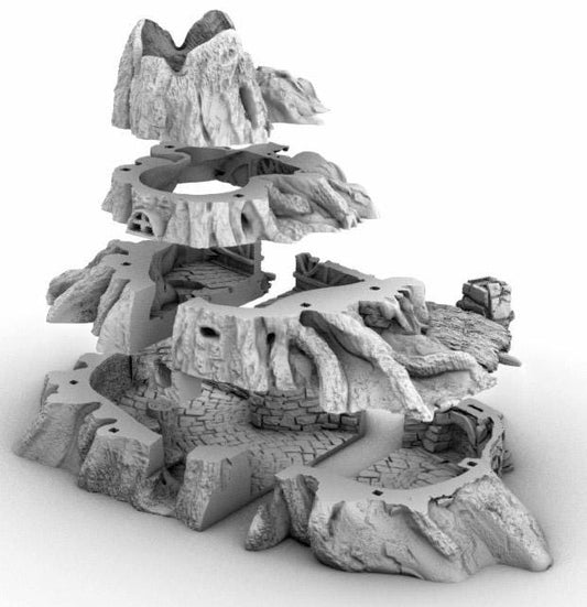 Halfling House by GameScape3D - 3D Printed Tabletop Terrain, Perfect for Wargames, Board Games, RPGs